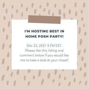 ✨I'm Co-Hosting Best In Home Posh Party✨